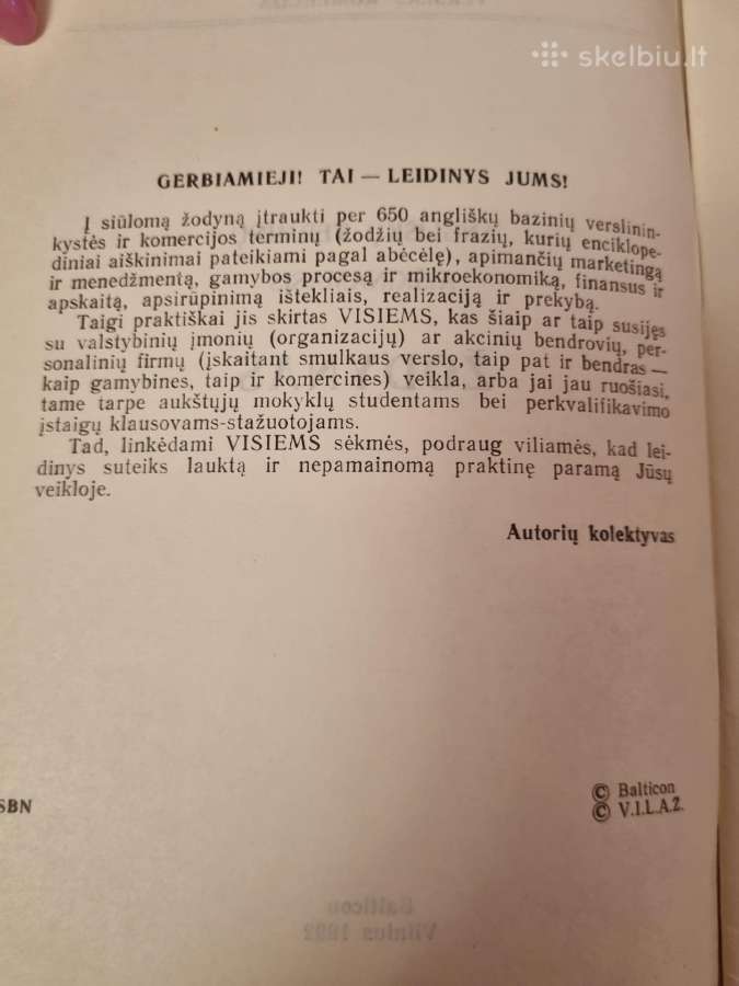 Angliškų terminų aiškinamasis žodynas - nuotraukos Nr. 3