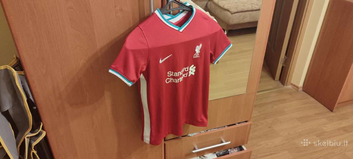 Nike Liverpool futbolo marškinėliai 7-8 metų