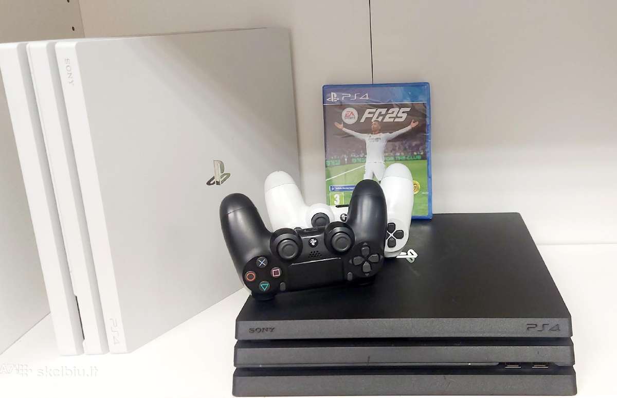 Ps4 Pro 1tb su garantija Zaiskit24