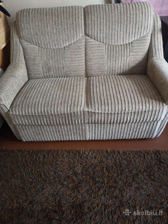 Dviviete sofa, bukle gera