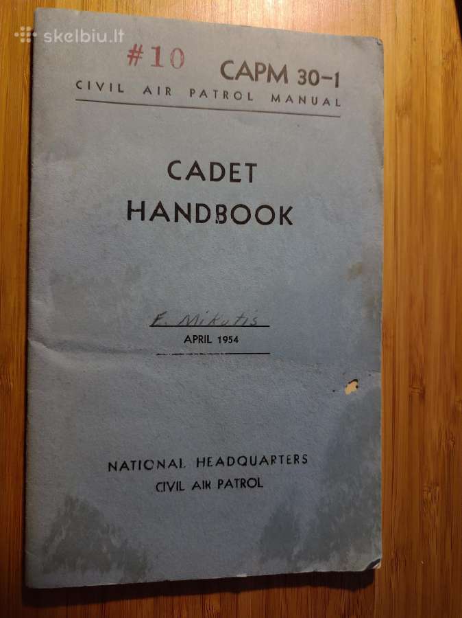 Amerikos lietuvio skraidymo knygelė. JAV 1954