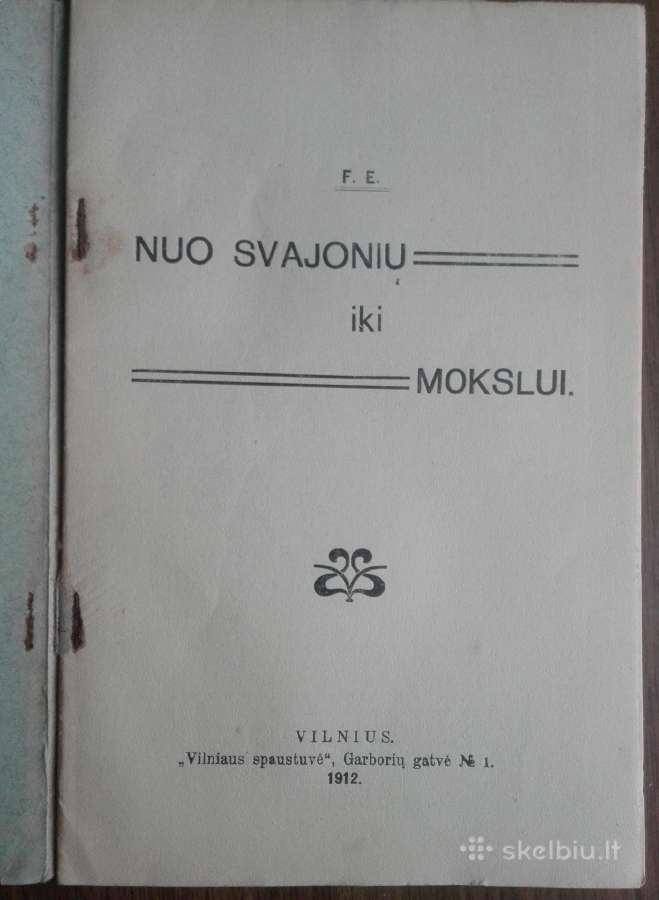 1960. Nuo Svajonių Iki Mokslui F. E. unikali antik - nuotraukos Nr. 2