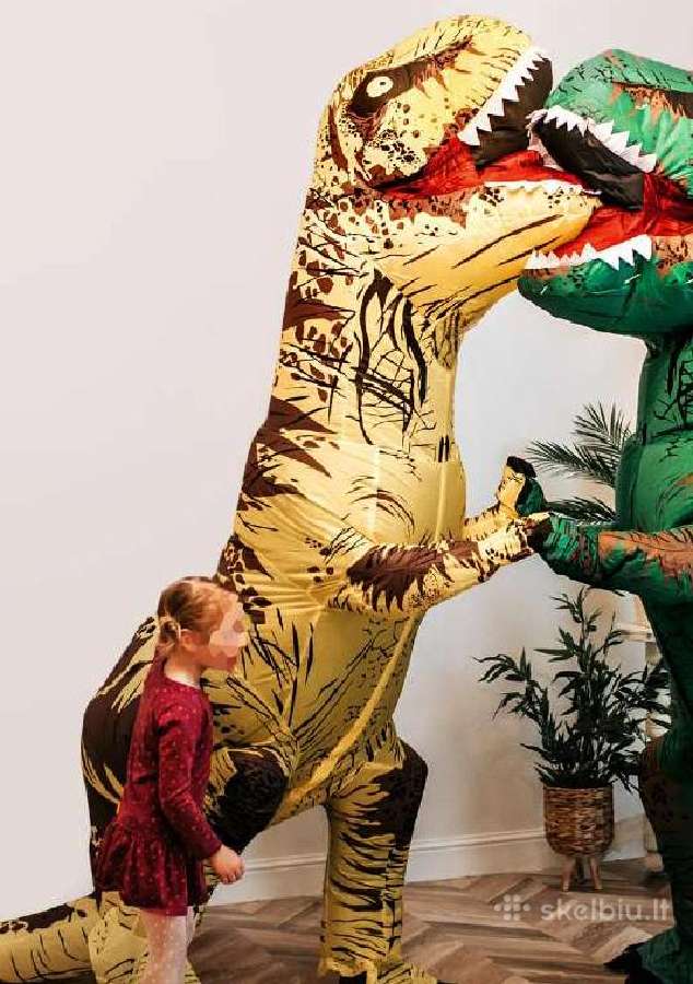 Pripučiami dinozauro, besmegenio Olafo kostiumai - nuotraukos Nr. 7