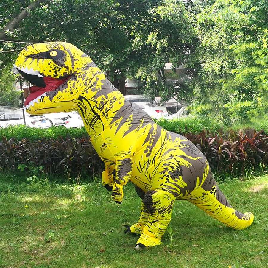 Pripučiami dinozauro, besmegenio Olafo kostiumai - nuotraukos Nr. 2