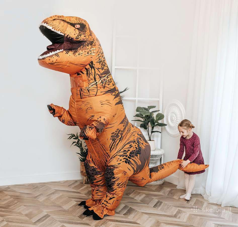 Pripučiami dinozauro, besmegenio Olafo kostiumai - nuotraukos Nr. 5