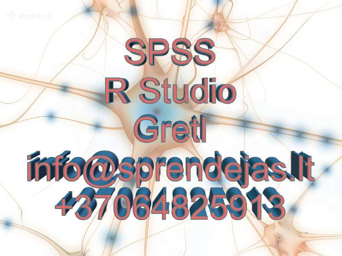 Spss, Gretl, R Studio, Fizika, Matematika, Chemija - nuotraukos Nr. 7