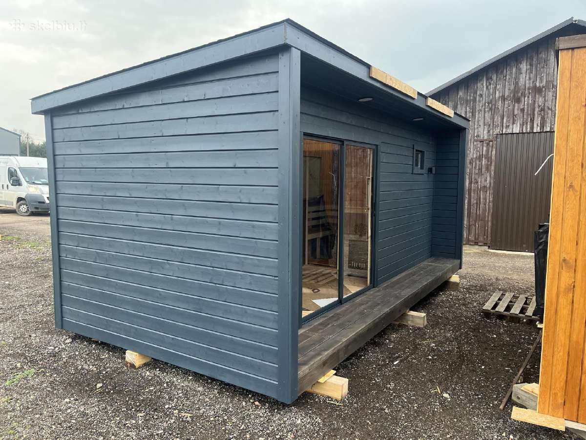 Akcija pirtis sauna 5x2,5 tik 8899 - nuotraukos Nr. 14