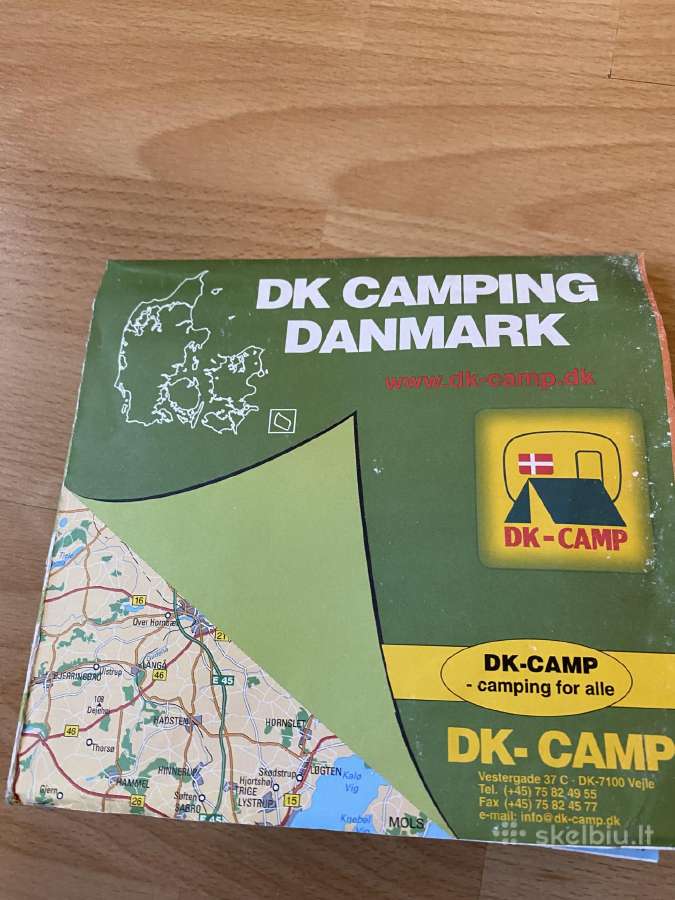 Parduodamas Danijos kempingu , Švedijos žemėlapiai