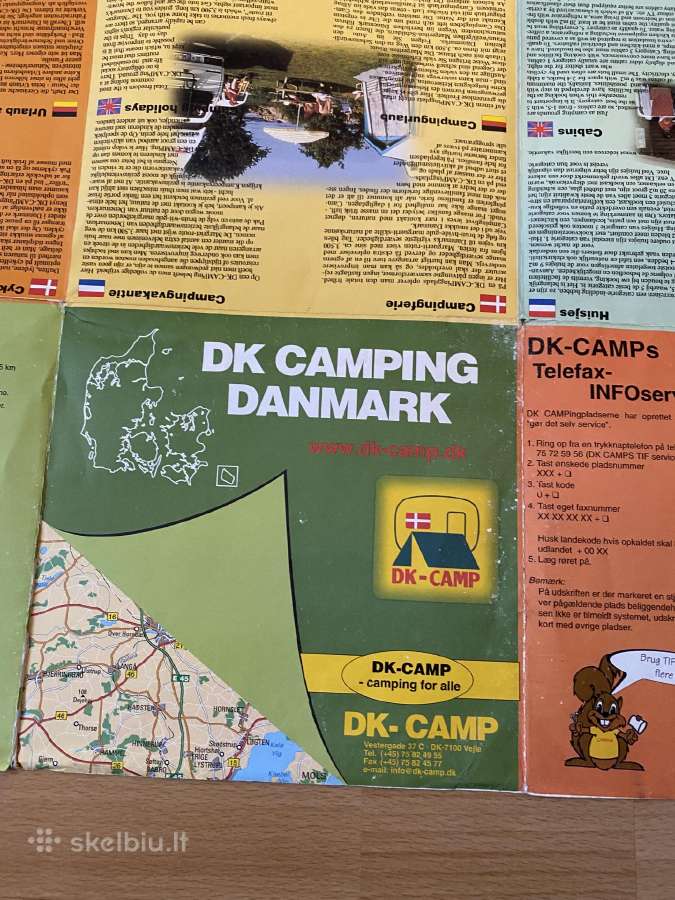 Parduodamas Danijos kempingu , Švedijos žemėlapiai - nuotraukos Nr. 2