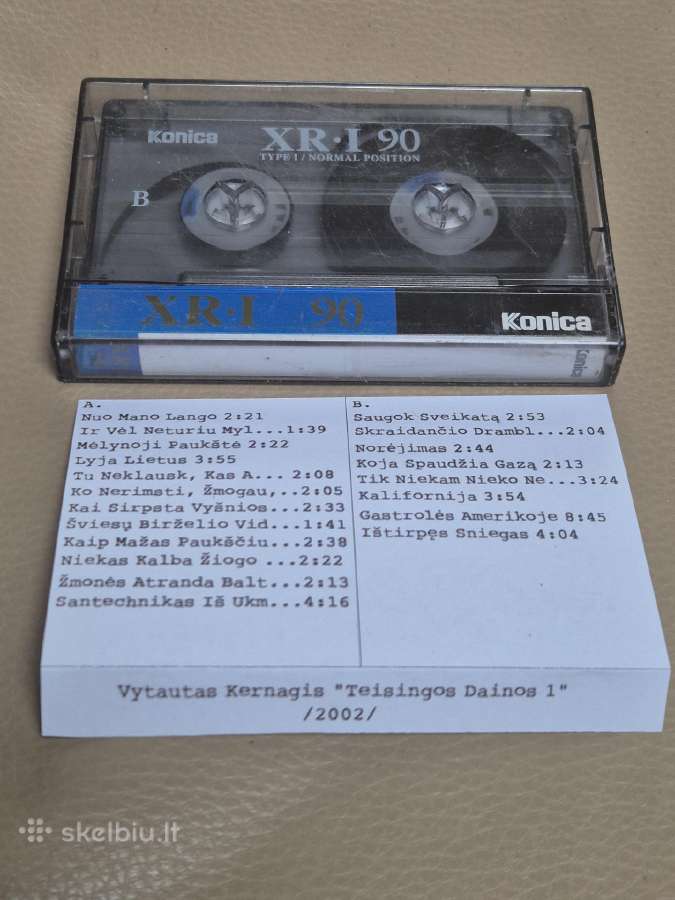 Naudotos audio kasetės su lietuviškais įrašais - nuotraukos Nr. 2