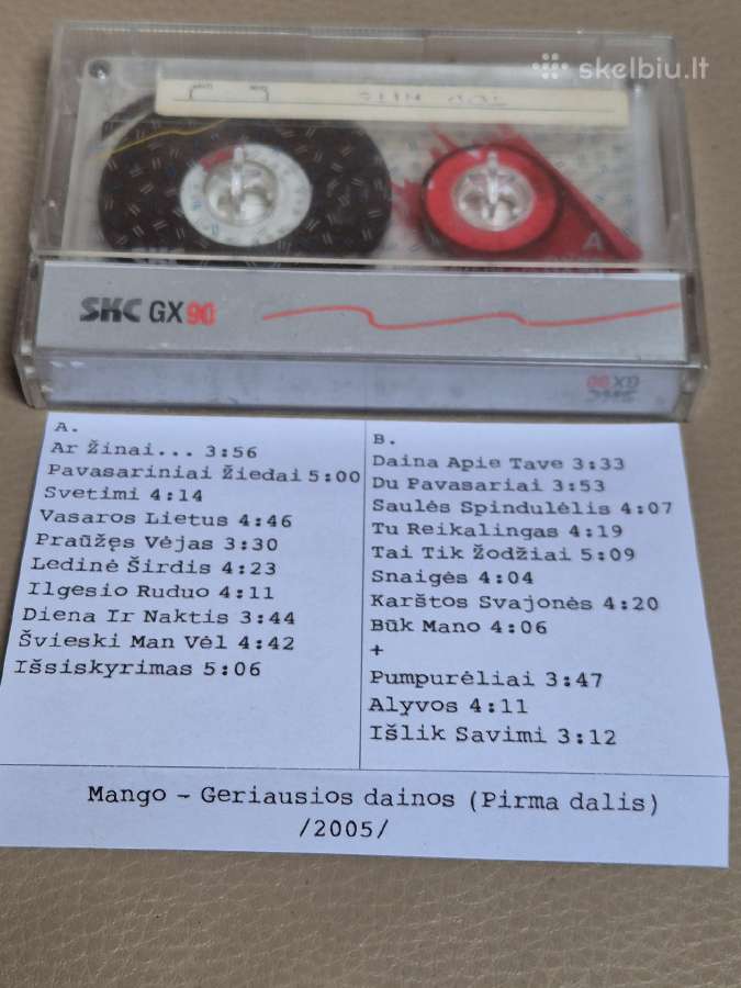 Naudotos audio kasetės su lietuviškais įrašais - nuotraukos Nr. 5