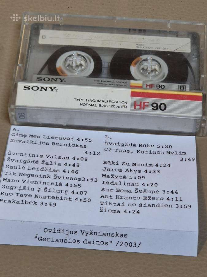 Naudotos audio kasetės su lietuviškais įrašais - nuotraukos Nr. 10
