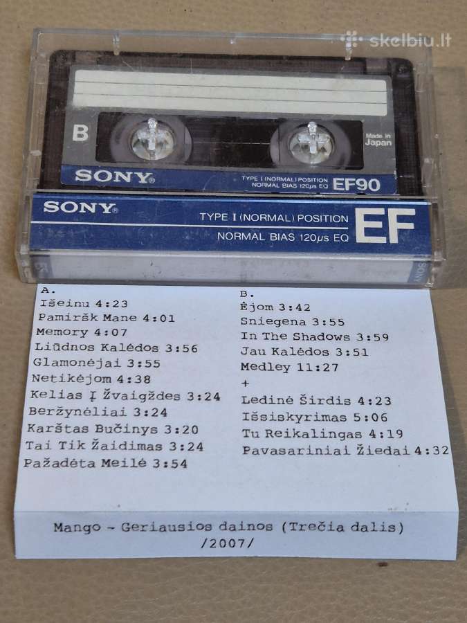 Naudotos audio kasetės su lietuviškais įrašais - nuotraukos Nr. 11