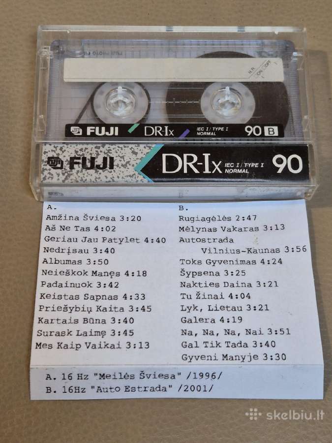 Naudotos audio kasetės su lietuviškais įrašais - nuotraukos Nr. 12