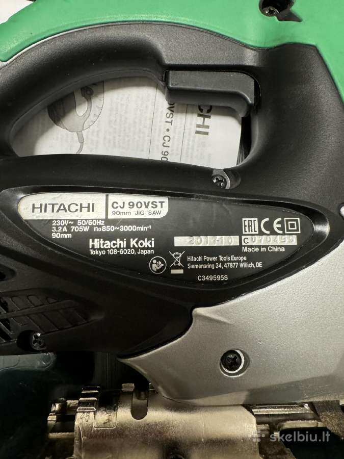 Siaurapjūklis Hitachi Cj90vst - nuotraukos Nr. 2