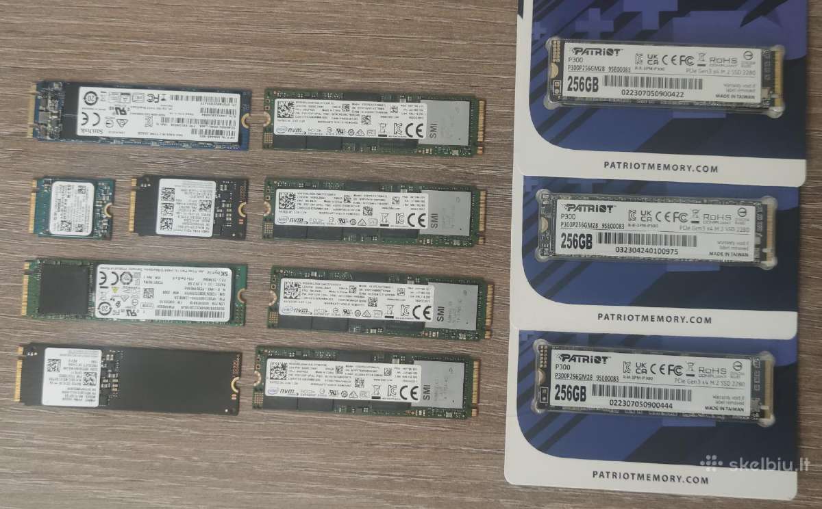 M2 Nvme Sata Ir Sata 2,5 - Skelbiu.lt