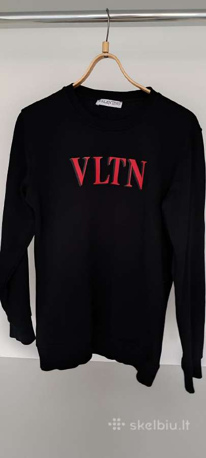 Valentino vyriškas slim fit juodas megztinis