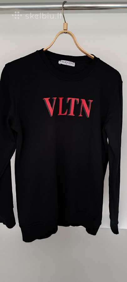 Valentino vyriškas slim fit juodas megztinis - nuotraukos Nr. 5