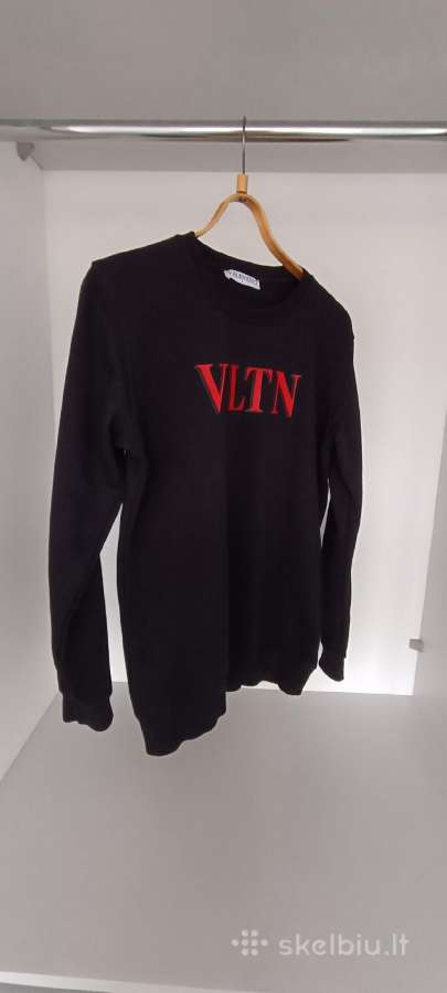 Valentino vyriškas slim fit juodas megztinis - nuotraukos Nr. 6