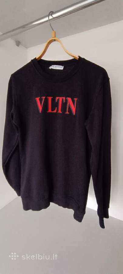 Valentino vyriškas slim fit juodas megztinis - nuotraukos Nr. 8