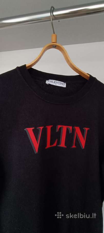 Valentino vyriškas slim fit juodas megztinis - nuotraukos Nr. 9