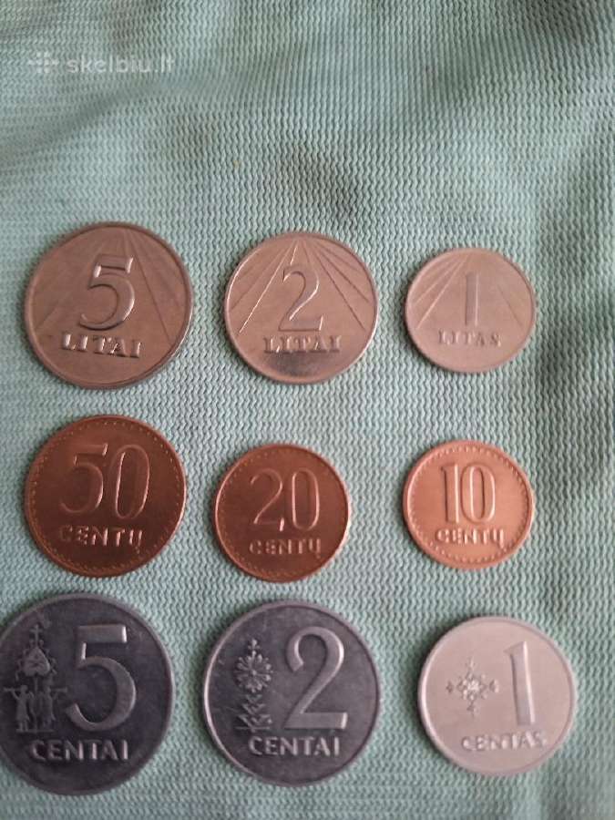 Litai 1991m apyvartinis rinkinys