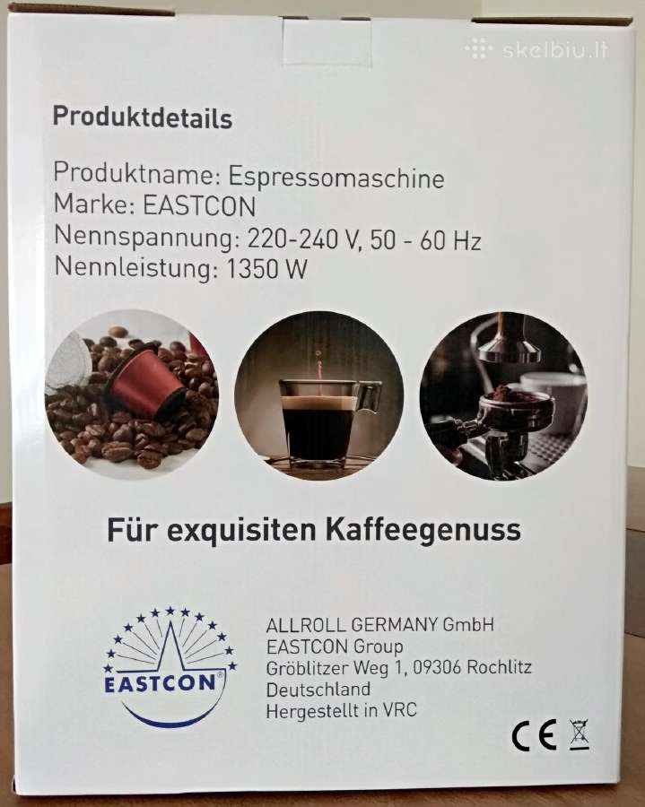 Naujas Eastcon kavos aparatas - nuotraukos Nr. 2