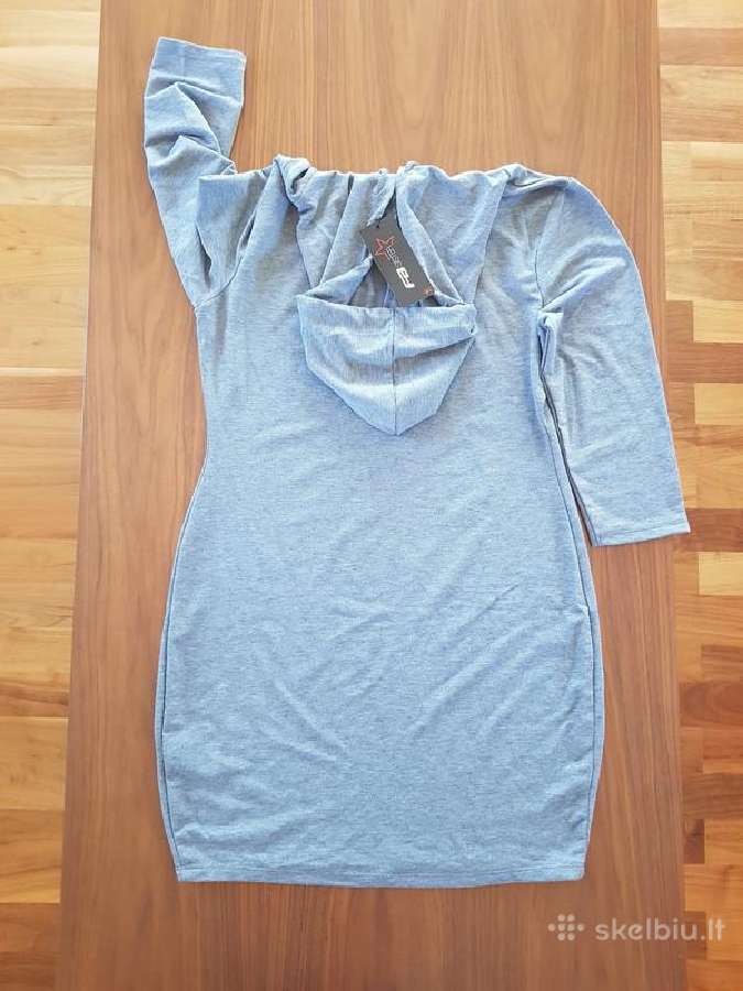 Nauja megztiniai suknele tunika megztinukas pilka - nuotraukos Nr. 8