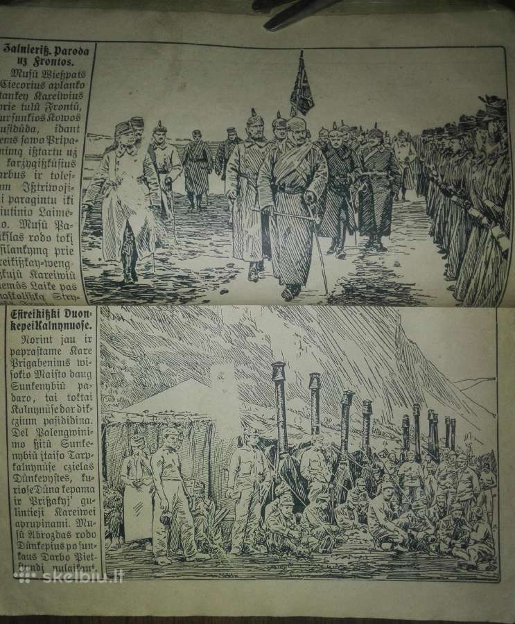 1975. Lietuwiškos Kalendros Metui 1917 unikali ant - nuotraukos Nr. 4