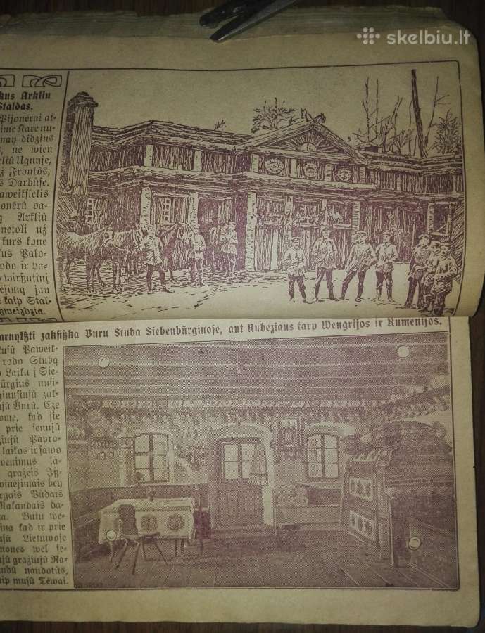 1975. Lietuwiškos Kalendros Metui 1917 unikali ant - nuotraukos Nr. 5