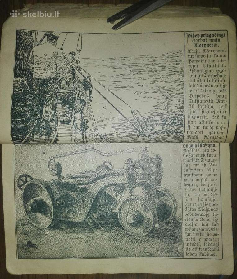 1975. Lietuwiškos Kalendros Metui 1917 unikali ant - nuotraukos Nr. 6