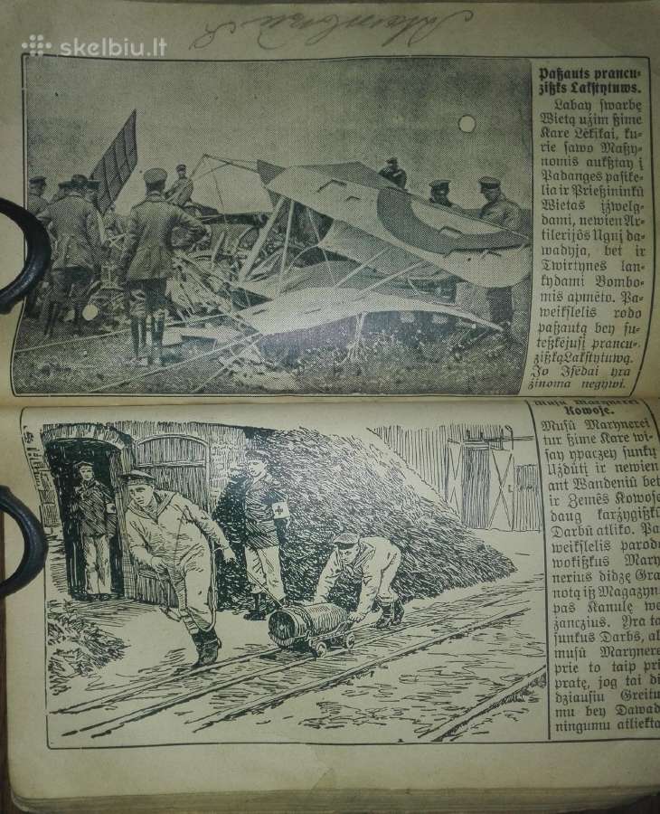 1975. Lietuwiškos Kalendros Metui 1917 unikali ant - nuotraukos Nr. 15