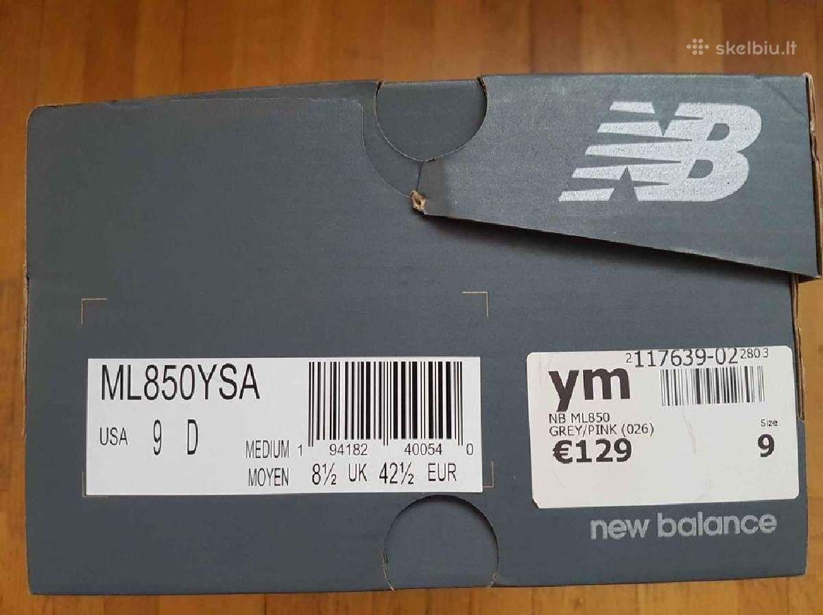 New Balance Ml850 batai sneaker sportbačiai 42,5 - nuotraukos Nr. 4