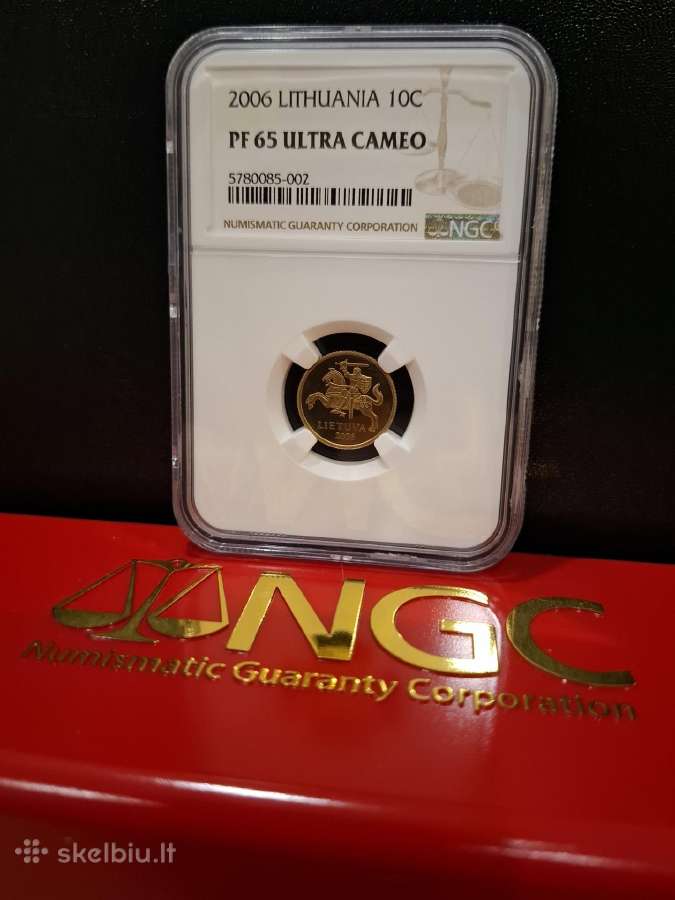 2006 m. 10 ct proof Ngc Pf 65 Ultra Cameo