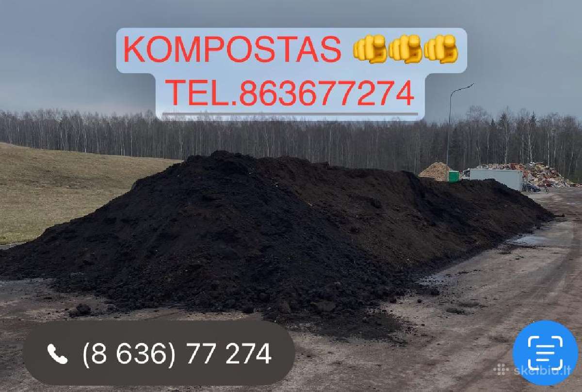 Juodžemis , kompostas , Gruntas. Žvyras , Smelis . - nuotraukos Nr. 4