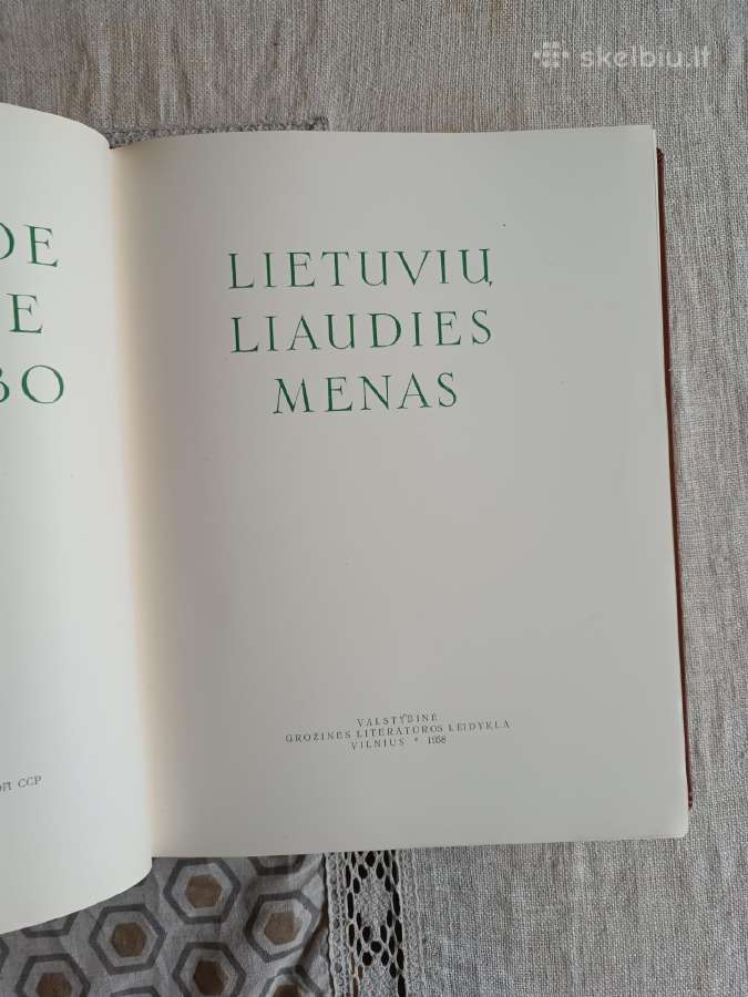 Lietuvių liaudies menas Medžio dirbiniai 1958m. - nuotraukos Nr. 5
