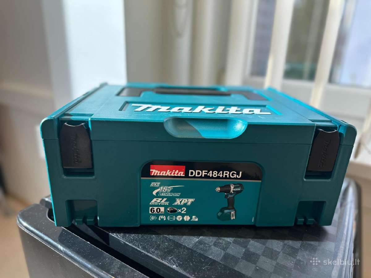 Makita ddf484rgj nauja su 3 metu garantija