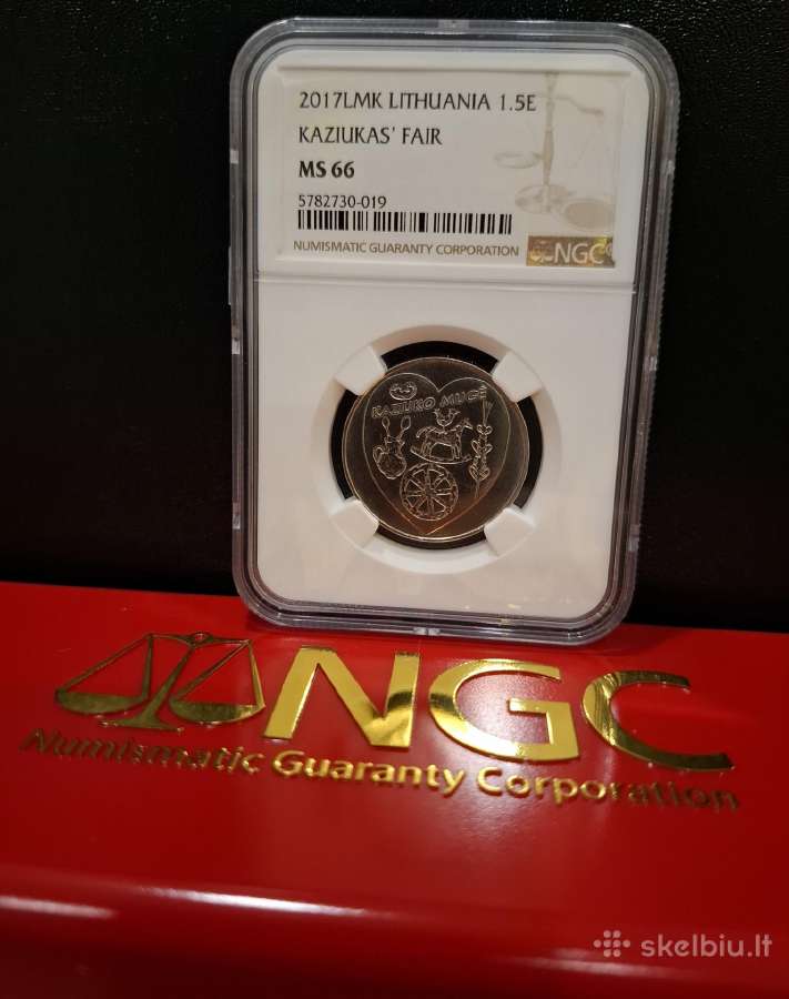 2017 m. 1,5 € moneta, skirta Kaziuko mugei