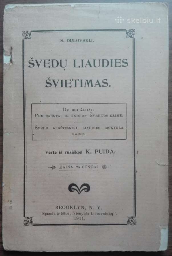 1981. Švedų Liaudies Švietimas S. Orlovskij