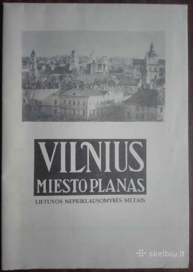 1984. Vilniaus Miesto Planas Lietuvos Npriklausomy