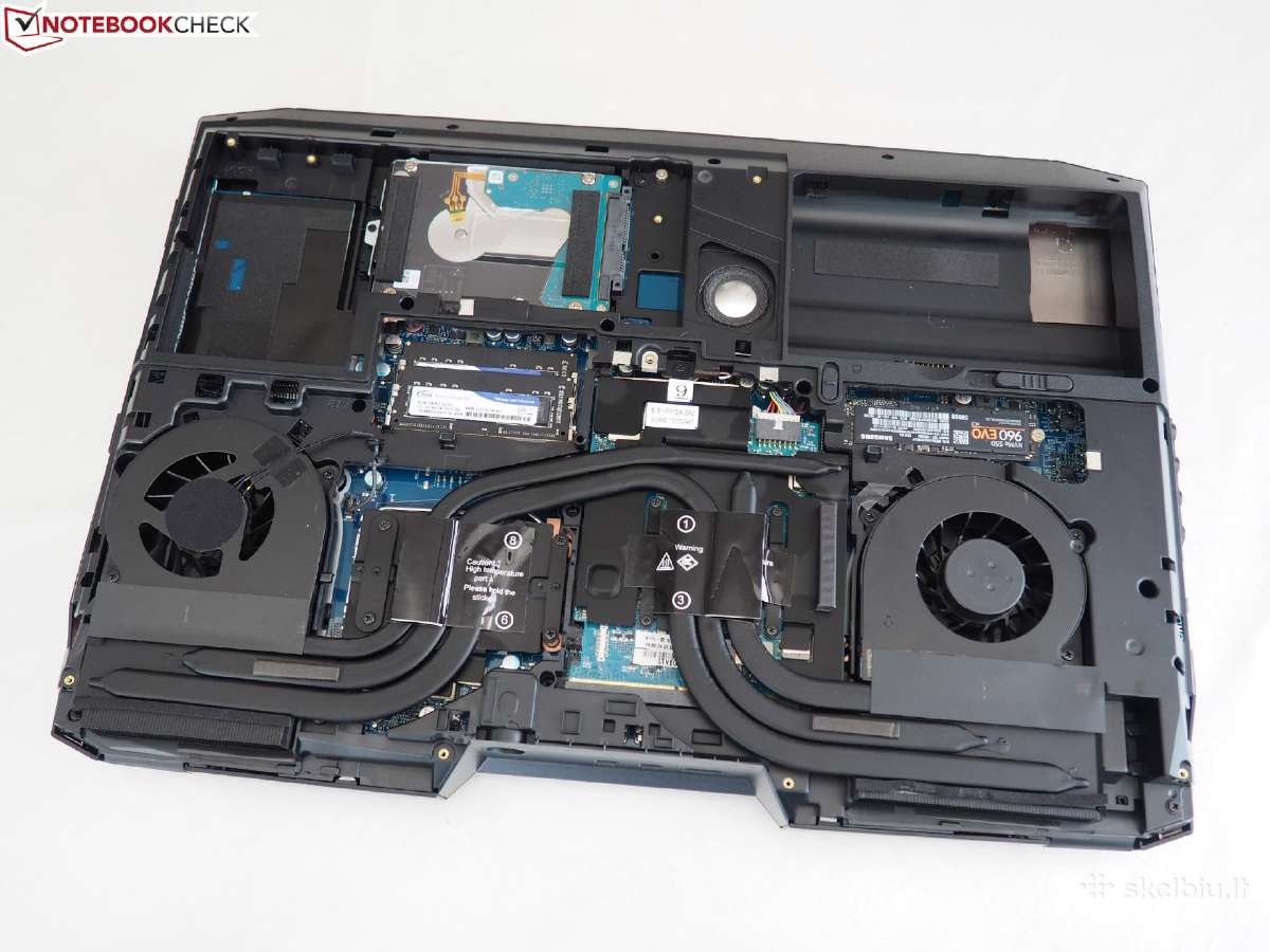 Clevo i7 7th 91w/17,3"3k 120hz/1080 8gb 190w - nuotraukos Nr. 14