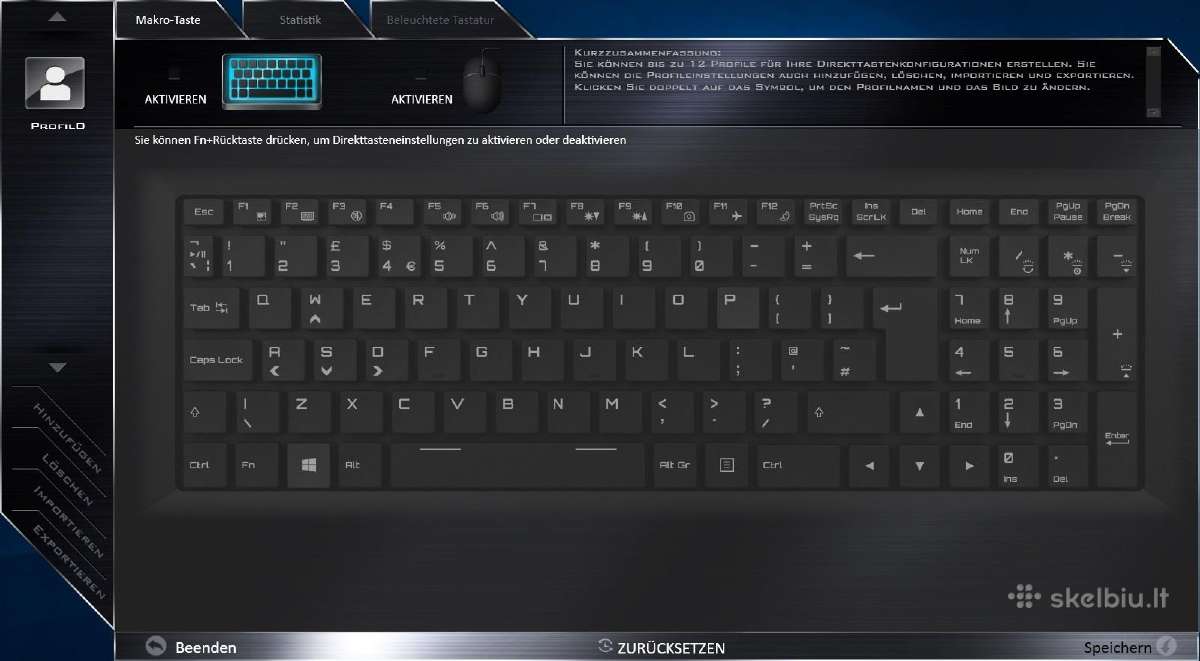 Clevo i7 7th 91w/17,3"3k 120hz/1080 8gb 190w - nuotraukos Nr. 23