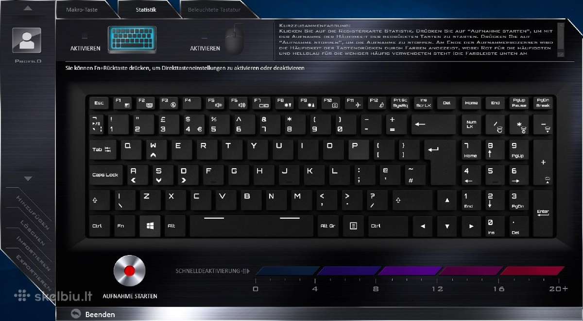 Clevo i7 7th 91w/17,3"3k 120hz/1080 8gb 190w - nuotraukos Nr. 22