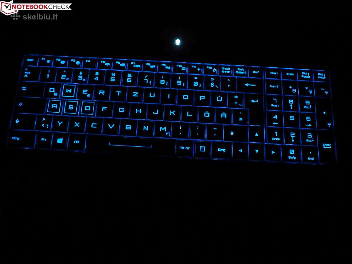 Clevo i7 7th 91w/17,3"3k 120hz/1080 8gb 190w - nuotraukos Nr. 25