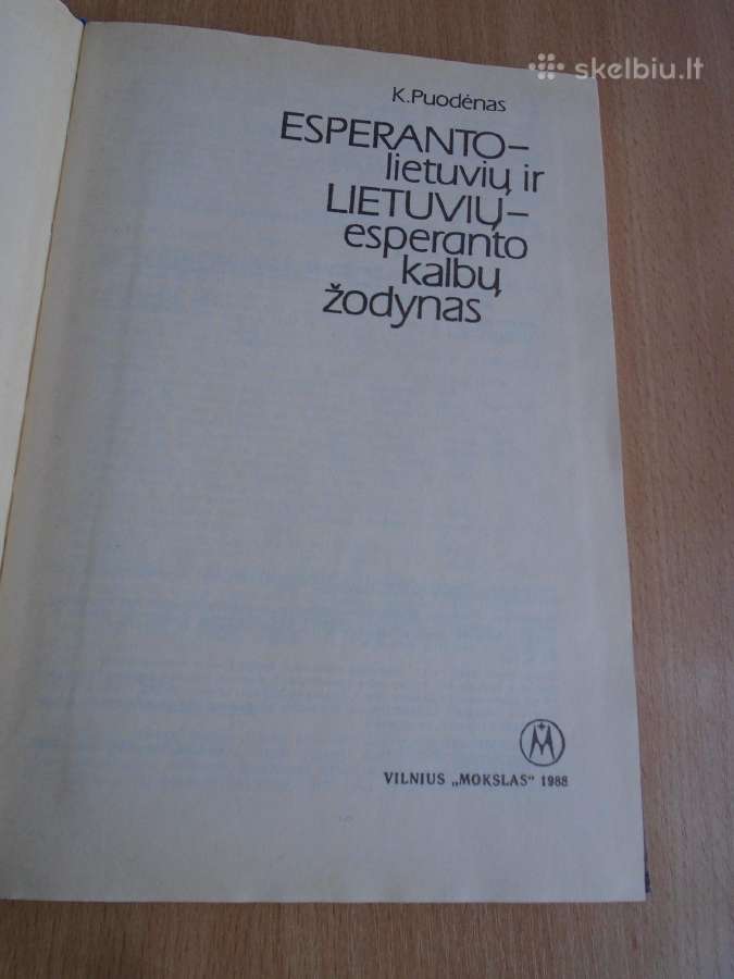 Esperanto-lietuvių, liet.-esperanto žodynas - nuotraukos Nr. 2