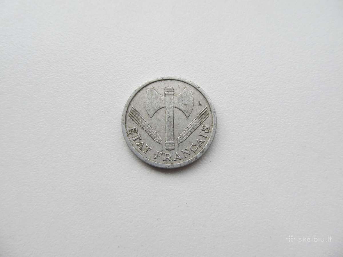 1 frankas , Prancūzija , 1942 - nuotraukos Nr. 2
