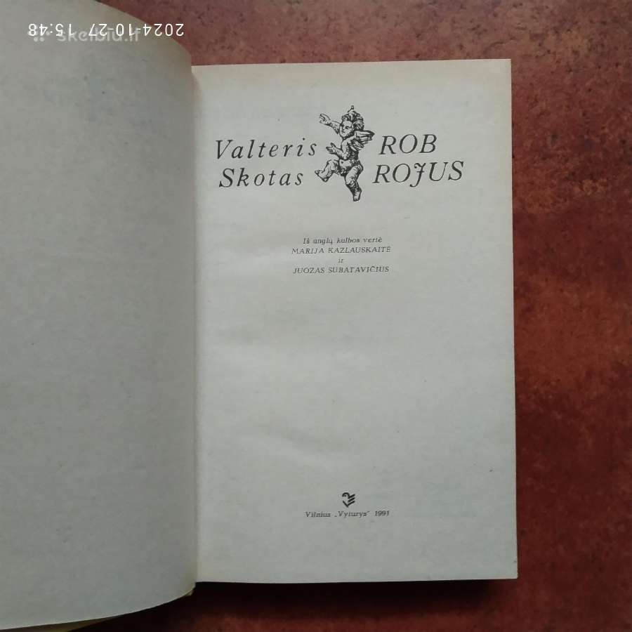 Valteris Skotas "Rob Rojus" 1991metai - nuotraukos Nr. 3