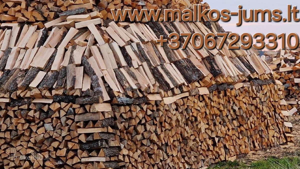 Sausos kokybiškos malkos Vilniuje - nuotraukos Nr. 2