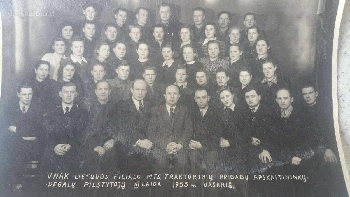 Sena 1955m fotografija 16-22 cm su sąrašu - nuotraukos Nr. 2