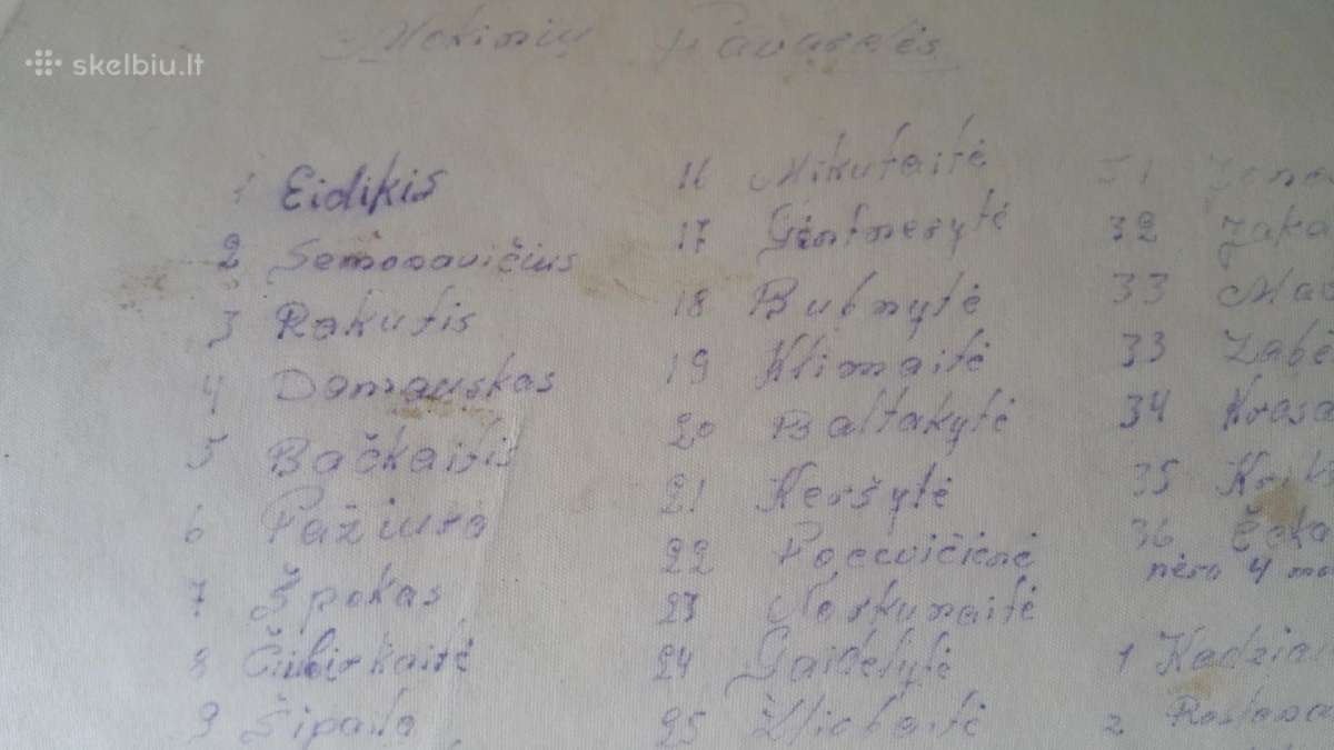 Sena 1955m fotografija 16-22 cm su sąrašu - nuotraukos Nr. 3